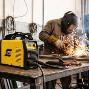 Máquina de Solda Inversora ESAB Bantam 3.2 160A Bivolt Automático com cabos